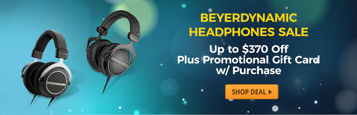 Up to $370 Savings + Additional Promo Gift Card on Select Beyerdynamic Headphones!