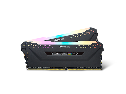 CORSAIR Vengeance RGB Pro 32GB (2 x 16GB) DDR4 3600 (PC4 28800) Intel XMP 2.0 Memory, CMW32GX4M2D3600C18