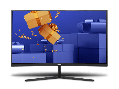 Acer EI272UR Pbmiiipx 27" WQHD 2K 144Hz Built-in Speakers AMD FreeSync 2 Backlit LED Curved Gaming Monitor