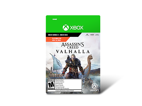 Assassin's Creed Valhalla Standard Edition Xbox Series X | S / Xbox One [Digital Code]