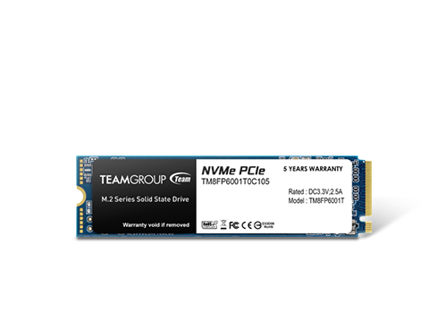 Team Group MP33 M.2 2280 1TB PCIe 3.0 x4 with NVMe 1.3 3D NAND Internal Solid State Drive (SSD) TM8FP6001T0C101