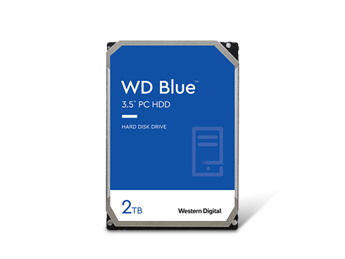 WD Blue 2TB Desktop Hard Disk Drive - 7200 RPM SATA 6Gb/s 256MB Cache 3.5 Inch - WD20EZBX