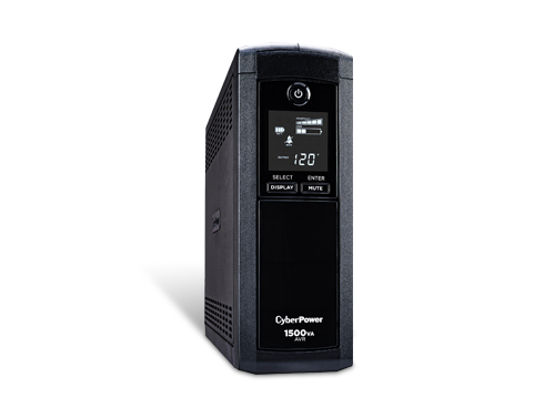 CyberPower Intelligent LCD Series CP1500AVRLCD 1500 VA 900 Watts 12 Outlets UPS