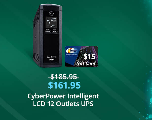 CyberPower Intelligent LCD 12 Outlets UPS