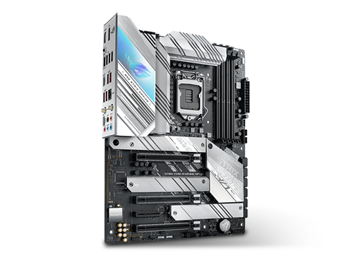 ASUS ROG Strix Z590-A Gaming WiFi 6 LGA 1200 (Intel 11th/10th Gen) ATX White Scheme Gaming Motherboard (14+2 Power Stages, DDR4 5333, WiFi 6, Intel 2.5Gb LAN, Thunderbolt 4 Support, 3 x M.2/NVMe SSD)