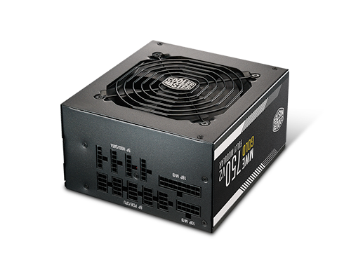 Cooler Master MWE Gold 750 V2 Fully Modular, 750W, 80+ Gold Efficiency, Quiet HDB Fan, 2 EPS Connectors, High Temperature Resilience, 5 Year Warranty