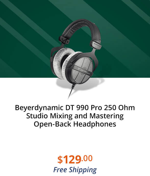 Beyerdynamic DT 990 Pro 250 Ohm Studio Mixing and Mastering Open-Back Headphones