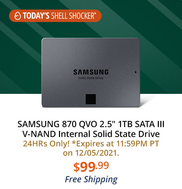 SAMSUNG 870 QVO 2.5" 1TB SATA III V-NAND Internal Solid State Drive