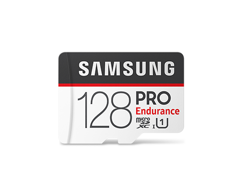 SAMSUNG 128GB PRO Endurance microSDXC UHS-I/U1 Memory Card with Adapter, Speed Up to 100MB/s (MB-MJ128GA/AM)