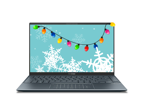 ASUS ZenBook 14 Ultra-Slim Laptop 14" Full HD NanoEdge Bezel Display, AMD Ryzen 7 5800H CPU, AMD Radeon Graphics, 16GB RAM, 1TB PCIe SSD, NumberPad, Windows 10 Pro, Pine Grey, UM425QA-ES74