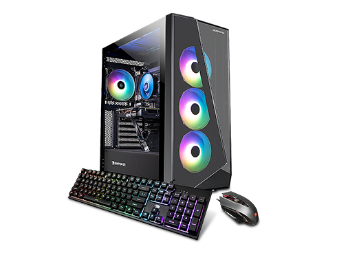 iBUYPOWER Gaming Desktop SlateMono 239i Intel Core i5 11th Gen 11400F (2.60GHz) 8GB DDR4 480 GB SATA SSD NVIDIA GeForce GTX 1050 Ti Windows 11 Home 64-bit