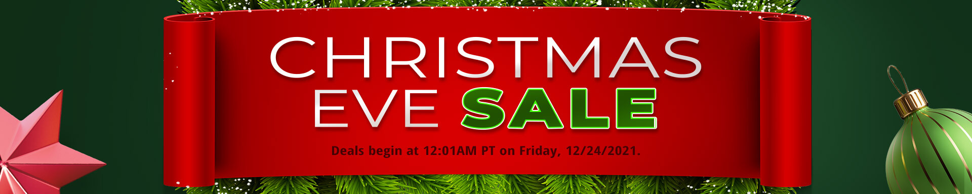 Christmas EVE Sale