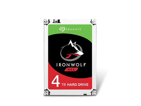 Seagate IronWolf 4TB NAS Hard Drive 5900 RPM 64MB Cache SATA 6.0Gb/s CMR 3.5" Internal HDD for RAID Network Attached Storage ST4000VN008