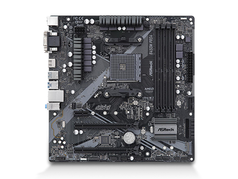 ASRock B450M PRO4 R2.0 AM4 AMD Promontory B450 SATA 6Gb/s Micro ATX AMD Motherboard