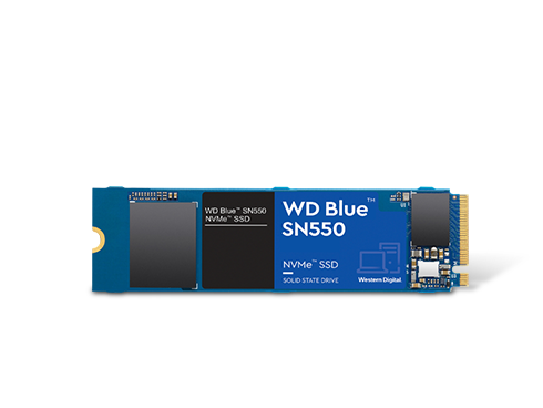 Western Digital WD Blue SN550 NVMe M.2 2280 500GB PCI-Express 3.0 x4 3D NAND Internal Solid State Drive (SSD) WDS500G2B0C