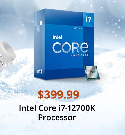 $399.99 Intel Core i7-12700K Processor