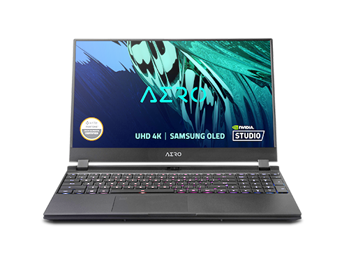 GIGABYTE AERO 15 OLED YD - 15.6" UHD 4K AMOLED, Intel Core i7 11th Gen 11800H, NVIDIA GeForce RTX 3080, 8GB GDDR6, 16GB RAM, 1TB SSD, Win10 Pro, Creator & Gaming Laptop (AERO 15 OLED YD-73US624SP)