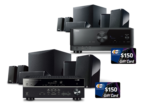 24 HOURS LEFT! GET UP TO $150 PROMO GIFT CARD ON SELECT HOME AUDIO PRODUCTS*