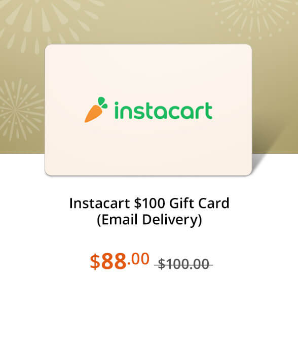 Instacart $100 Gift Card (Email Delivery)