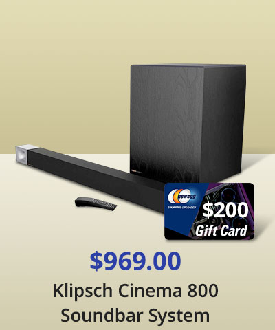 Klipsch Cinema 800 Soundbar System