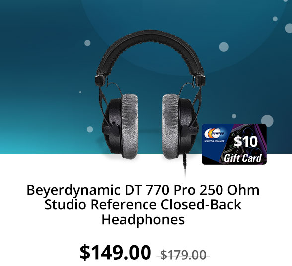 Beyerdynamic DT 770 Pro 250 Ohm Studio Reference Closed-Back Headphones