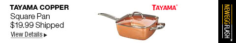 Tayama TCSP-10 Copper Induction Copper Square Pan