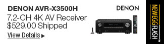 Newegg Flash - Denon AVR-X3500H 7.2-CH 4K AV Receive