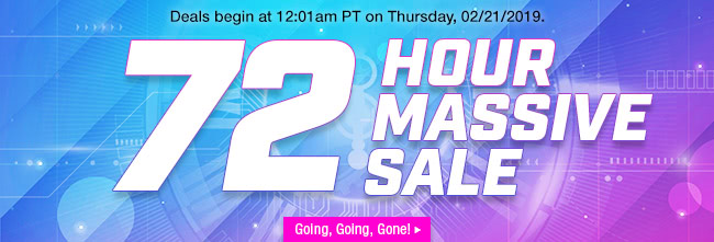 72 Hours Massive Sale