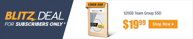 Blitz Deal -- 120GB Team Group SSD