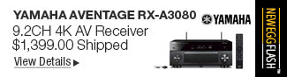 Newegg Flash - Yamaha AVENTAGE RX-A3080 9.2CH 4K AV Receiver