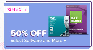 50% Off Select Software & More*