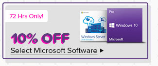 10% Off Select Microsoft Software*