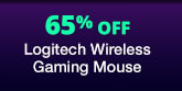 65% Off Logitech Wireless Gaming Mouse