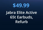 Jabra Elite Active 65t Earbuds, Refurb