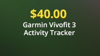 $40.00 Garmin V├şvofit 3 Activity Tracker 