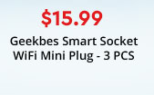 $15.99 Geekbes Smart Socket WiFi Mini Plug - 3 PCS