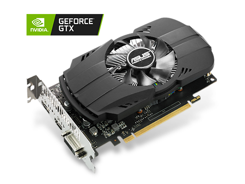ASUS GeForce GTX 1050 Ti 4GB PHOENIX Fan Edition DVI-D HDMI DP 1.4 Gaming Graphics Card