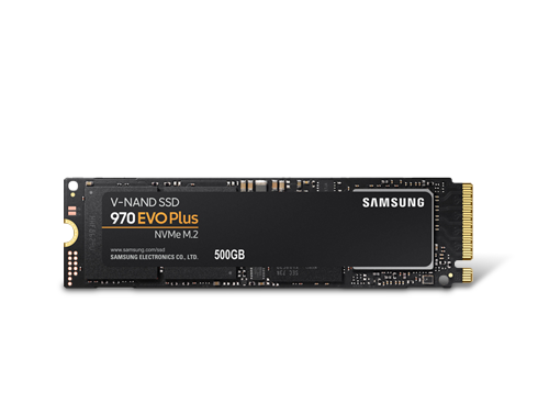 SAMSUNG 970 EVO PLUS M.2 2280 500GB PCIe Gen 3.0 x4, NVMe 1.3 V-NAND 3-bit MLC Internal Solid State Drive