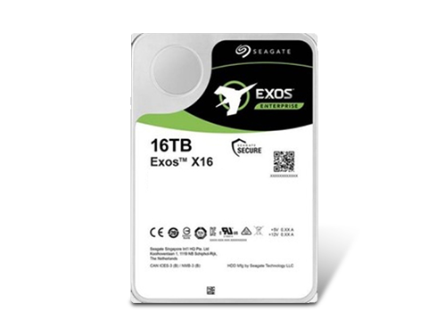 Seagate Exos 16TB Enterprise X16 SATA 6Gb/s 512e/4Kn 7200 RPM 256MB Cache 3.5" Internal Hard Drive