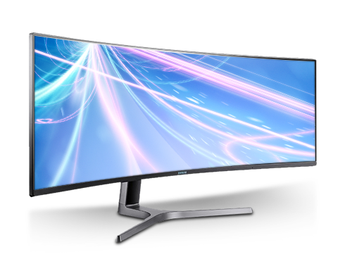 Samsung C49RG90S 49" Dual QHD 120Hz HDMI 2x DisplayPort FreeSync 2 HDR1000 QLED Curved Gaming Monitor