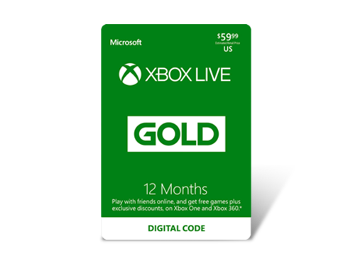 Xbox LIVE 12 Months Gold Membership US (Digital Code)