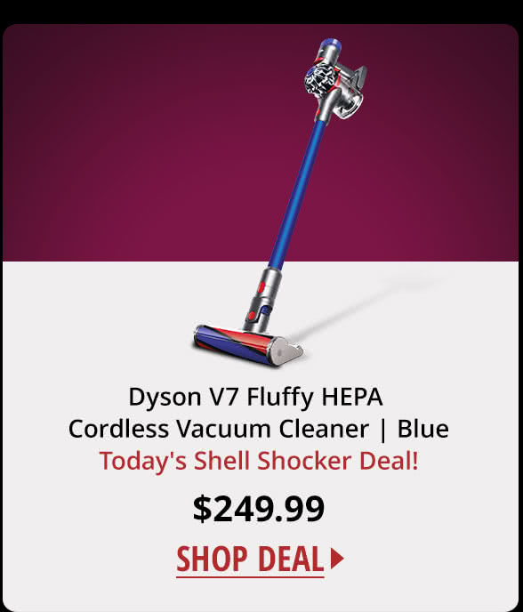 Dyson V7 Fluffy HEPA Cordless Vacuum Cleaner | Blue