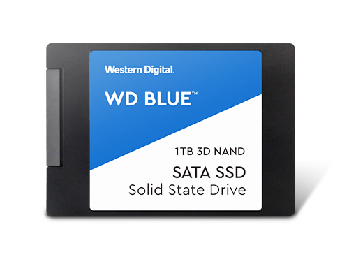 WD Blue 3D NAND 1TB Internal SSD - SATA III 6Gb/s 2.5"/7mm Solid State Drive - WDS100T2B0A