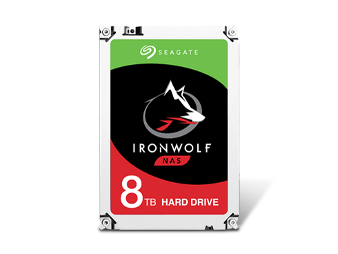 Seagate IronWolf 8TB NAS Hard Drive 7200 RPM 256MB Cache SATA 6.0Gb/s CMR 3.5" for RAID Network Attached Storage