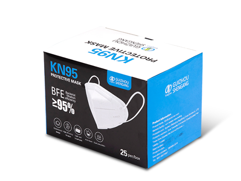 GS KN95 Protective Mask, 25 pcs per Box