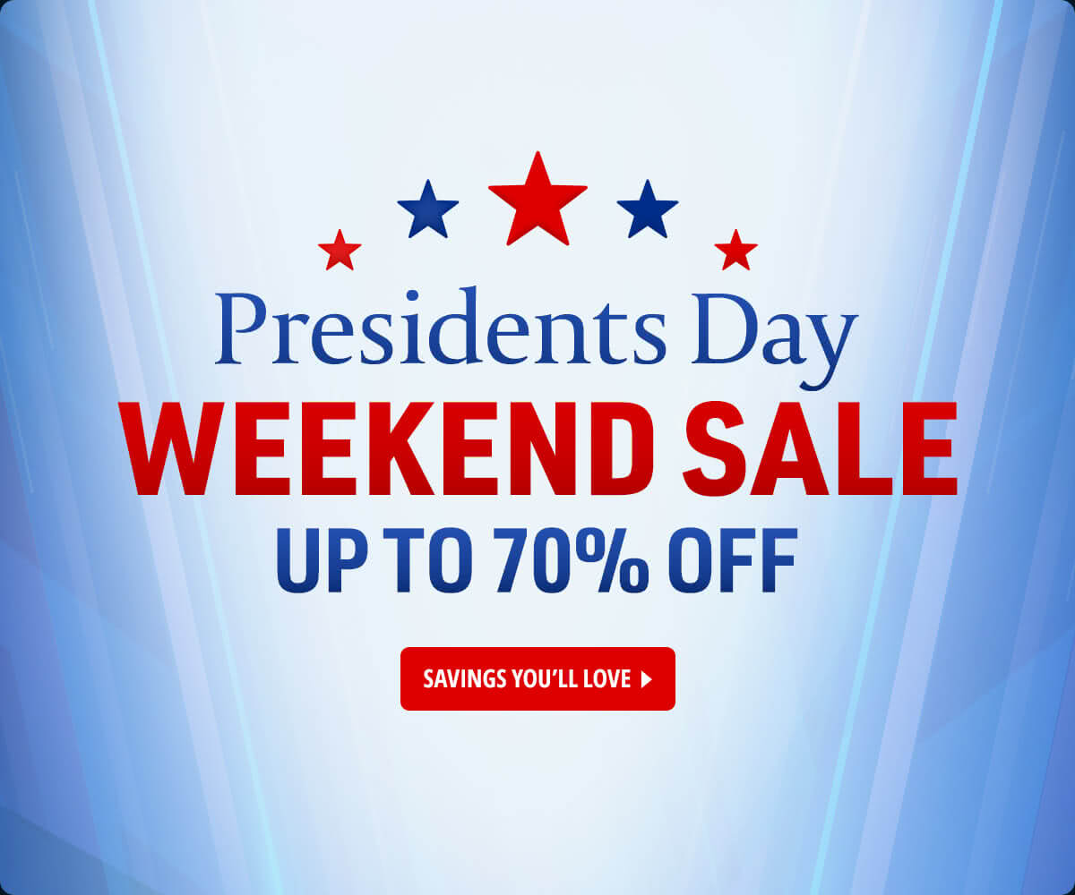 Last Hours - Presidents Day Sale