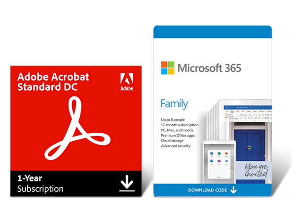 SPECIAL SAVINGS ON ADOBE ACROBAT + MICROSOFT 365 BUNDLES*