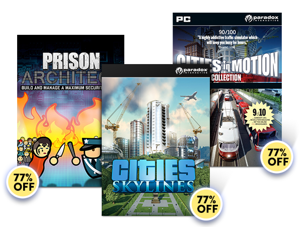 UP TO 77% OFF - PARADOX PUBLISHER SALE*