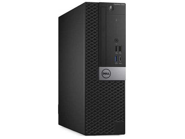 Refurbished: DELL Small Form Factor Desktop Computer, Grade A OptiPlex 7050 Intel Core i5-6500 (3.20 GHz) 8 GB DDR4 256 GB SSD