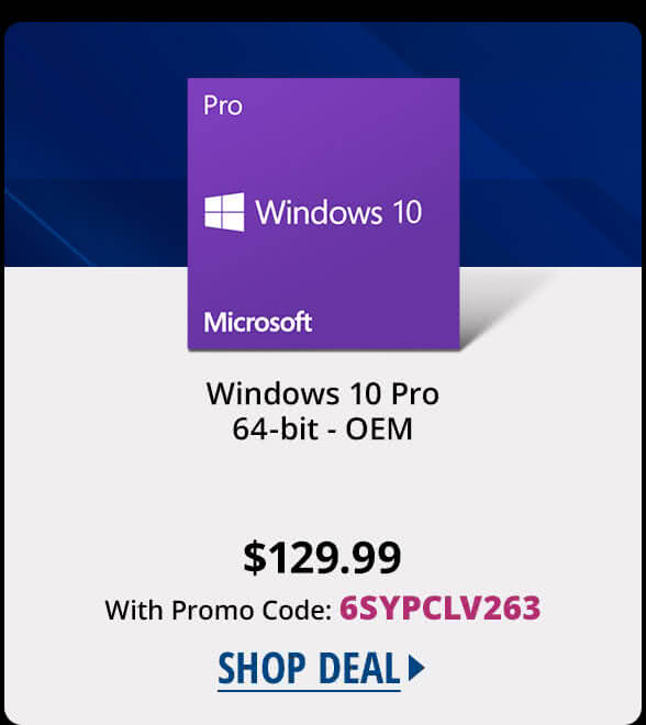 Windows 10 Pro 64-bit - OEM